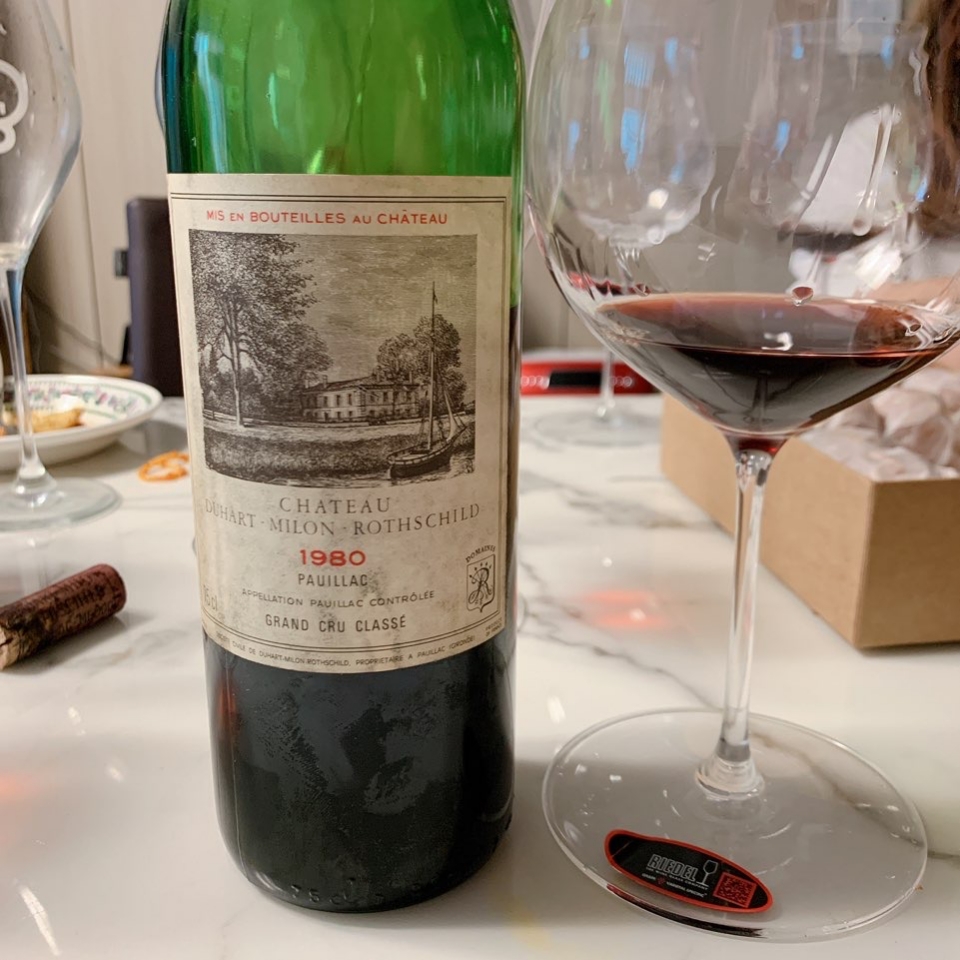 Chateau Duhart Milon Rothschild, Pauillac Grand Cru Classé 1980