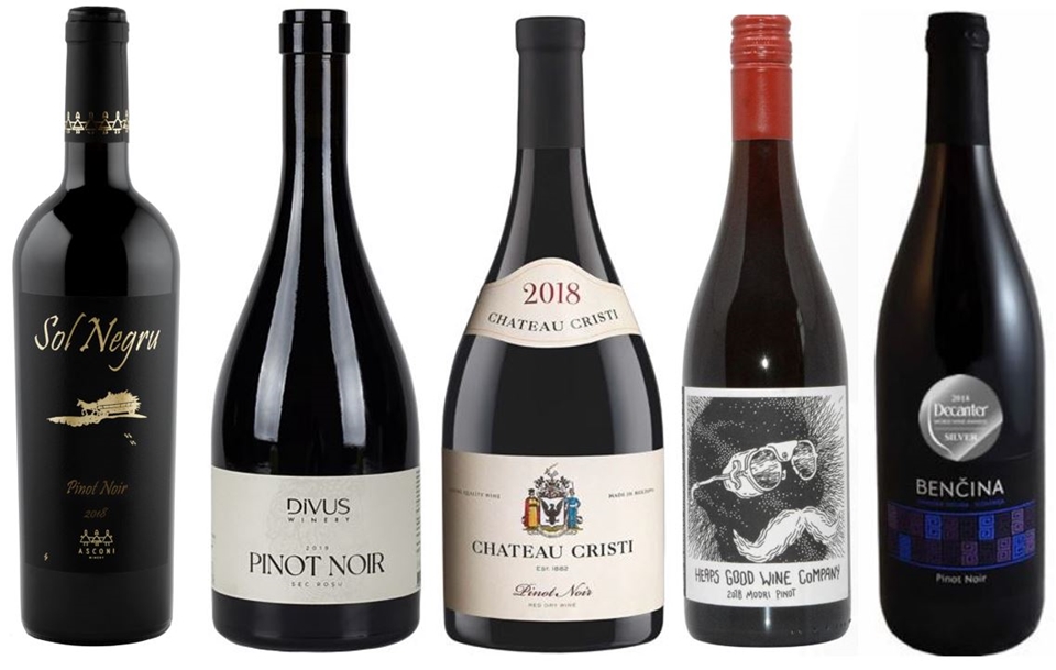 (왼쪽부터) 2위부터 5위까지의 와인