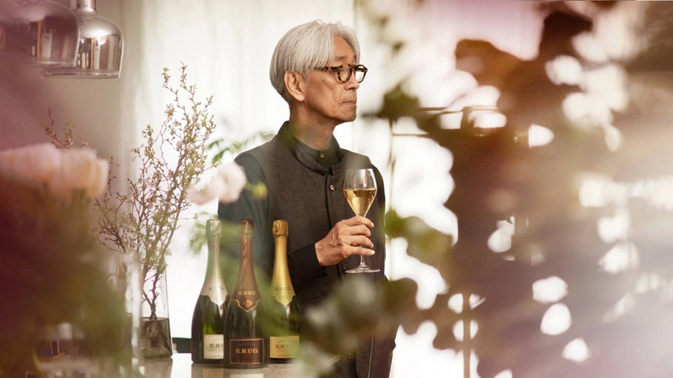 세계적인 작곡가 류이치 사카모토가 크룩(Krug)을 위한 교향곡을 작곡했다. (사진=Krug Champagne)