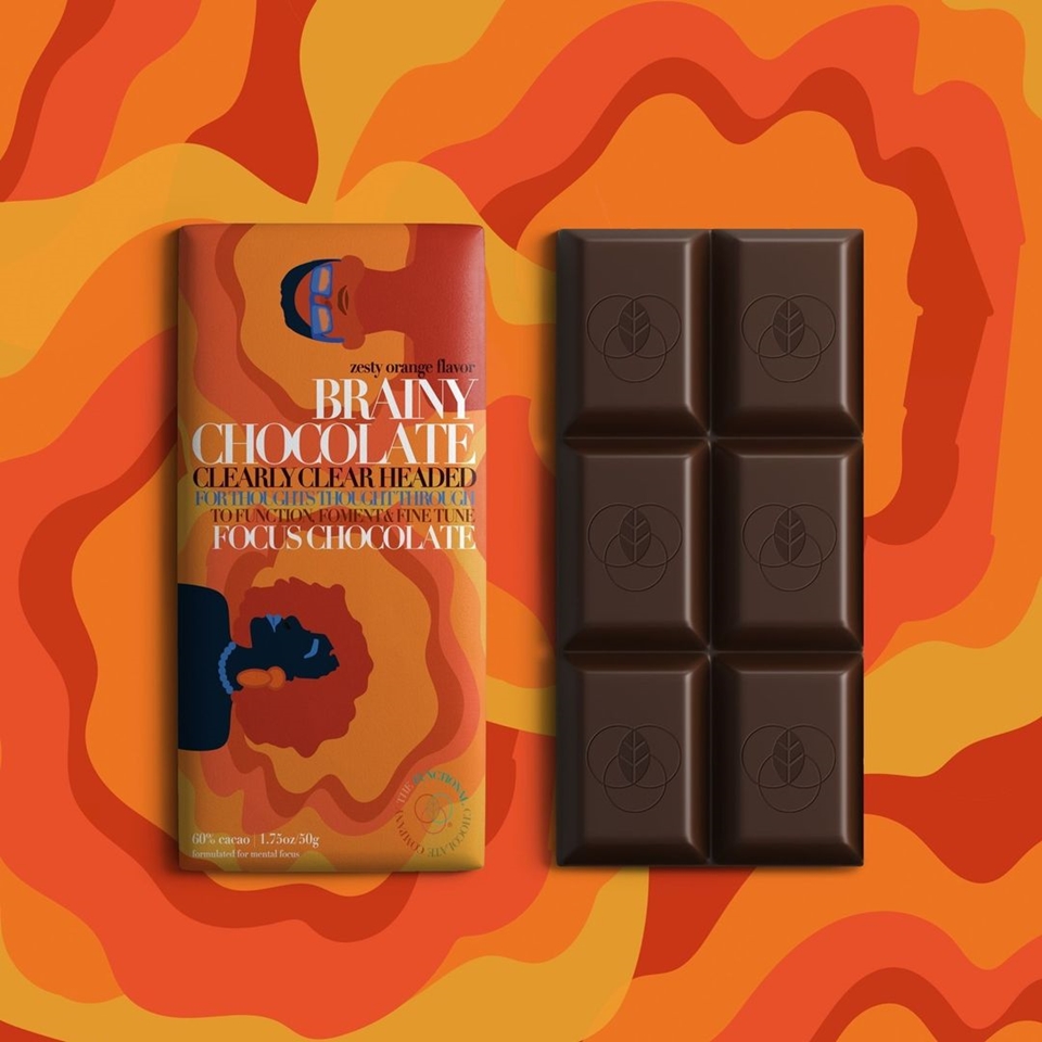 기능성 초콜릿 회사(The Functional Chocolate Co.)의 ‘브레인리 초콜릿’ 바 (사진=The Functional Chocolate Co.)