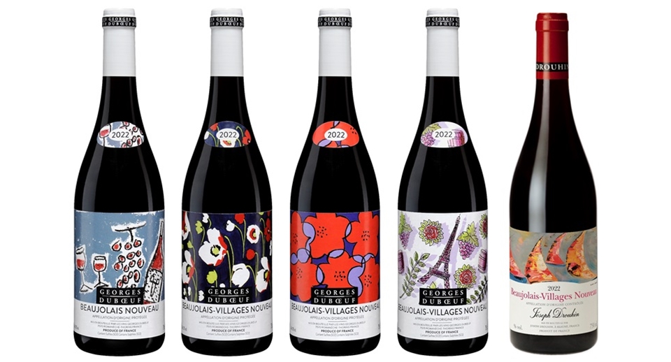 롯데칠성음료가 2022년산 햇 와인 ‘보졸레 누보’를 선보인다 (사진=롯데칠성음료)