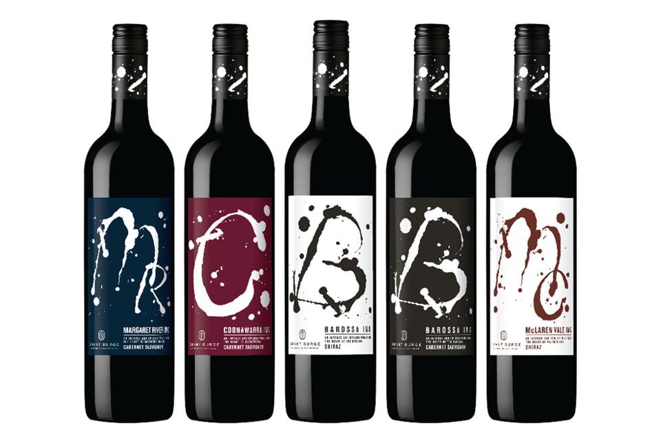 그랜트 버지의 '잉크 시리즈' 5종 (사진=아콜레이드 와인)