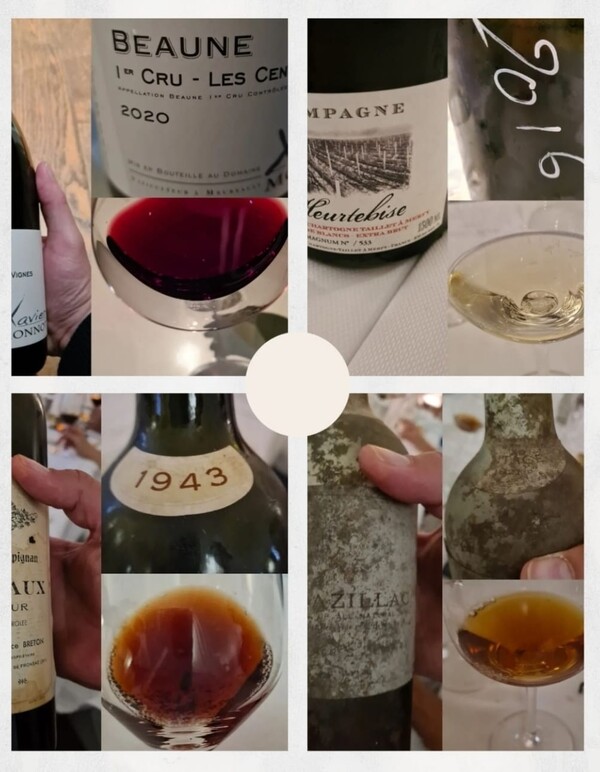 와인의 컬러는 와인의 나이를 알려줍니다. (사진=instagram @alain.boquet)