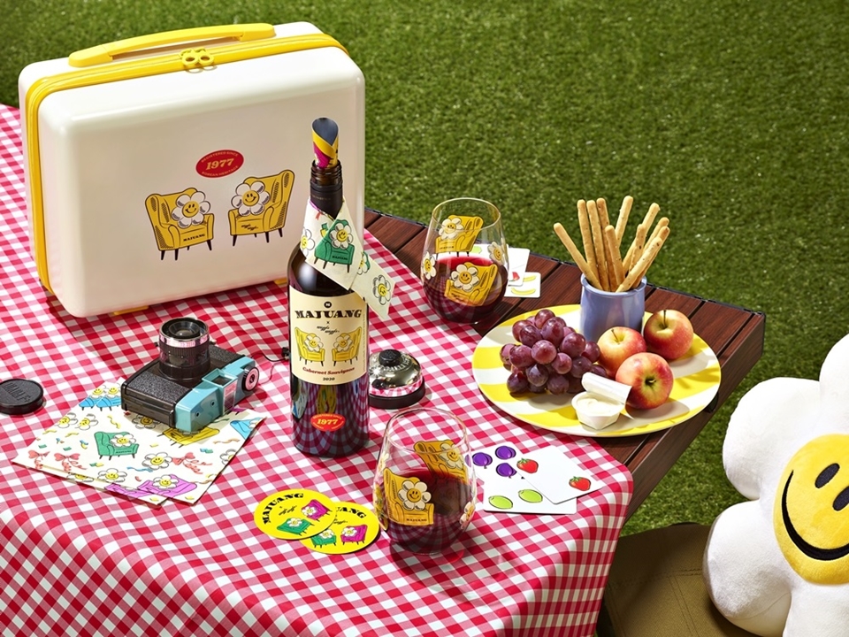 마주앙x위글위글 컬래버레이션 (사진=롯데칠성음료)