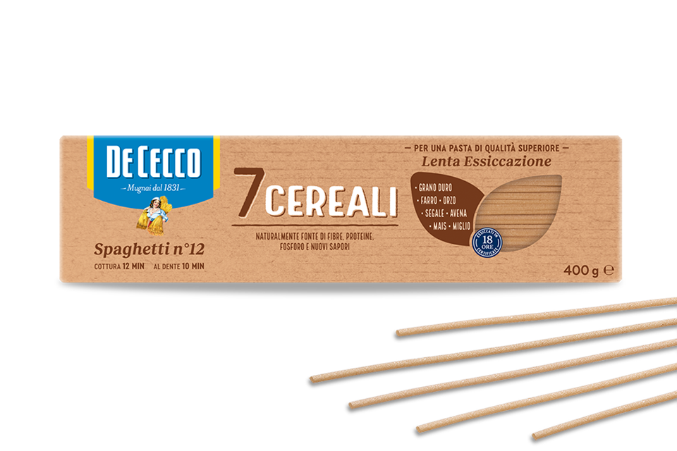 귀리, 옥수수, 기장 등 7가지 대체 곡물로 만든 스파게티 'De Cecco 7 Grains Spaghetti No. 12' (사진=De Cecco)