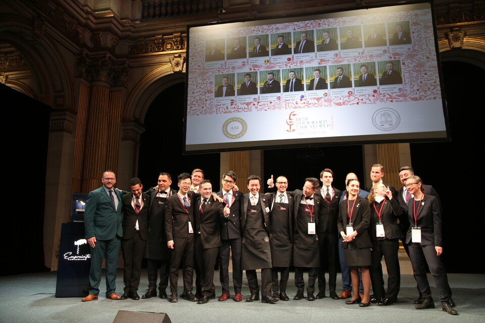 세계 베스트 소믈리에 경기대회 준결선 진출자들 