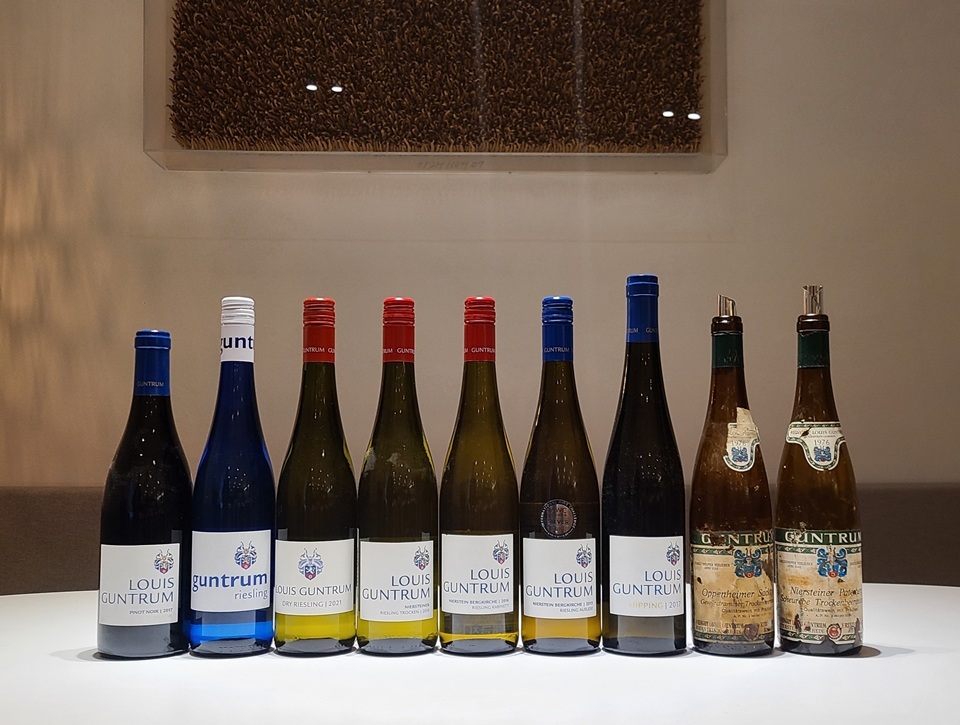 군트럼 마스터 클래스 전체 테이스팅 리스트 (사진=동원와인플러스)