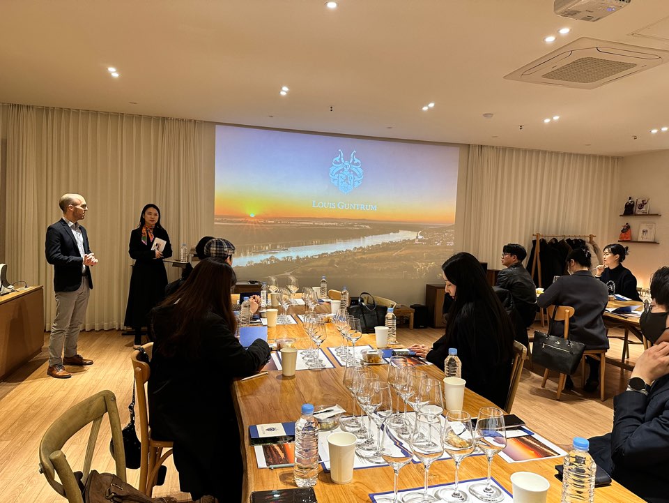 군트럼 마스터클래스 현장 모습 (사진=동원와인플러스)