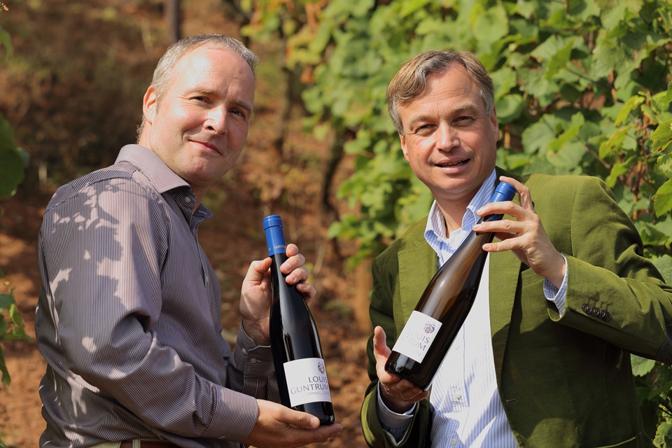 (왼쪽부터) 군트럼의 와인메이커 Dirk Roth와 오너 Louis Konstantin Guntrum
