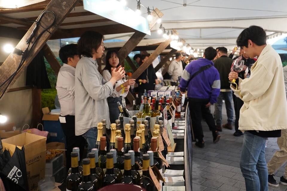 5월 5일부터 7일까지 3일간 JW 메리어트 동대문 스퀘어 서울에서 '2023 와인앤버스커' 행사가 열렸다. Ⓒ김혜지 인턴기자