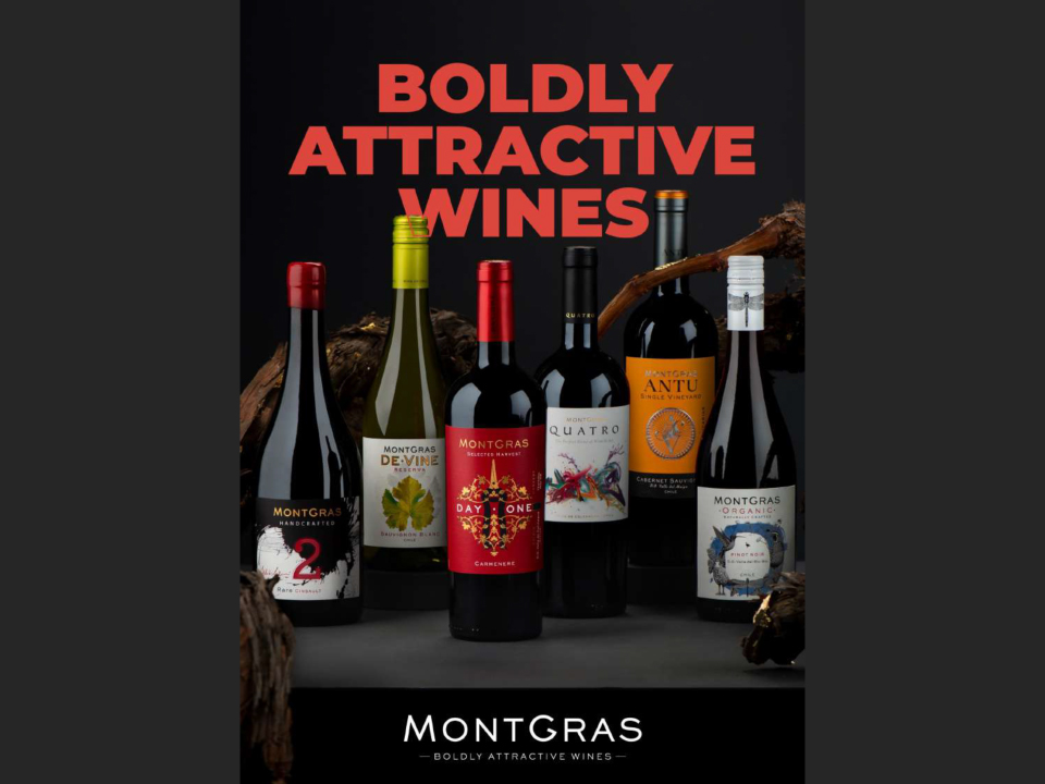 "BOLDY ATTRACTIVE WINES" 몽그라스 와인 라인업 ⒸMontgras