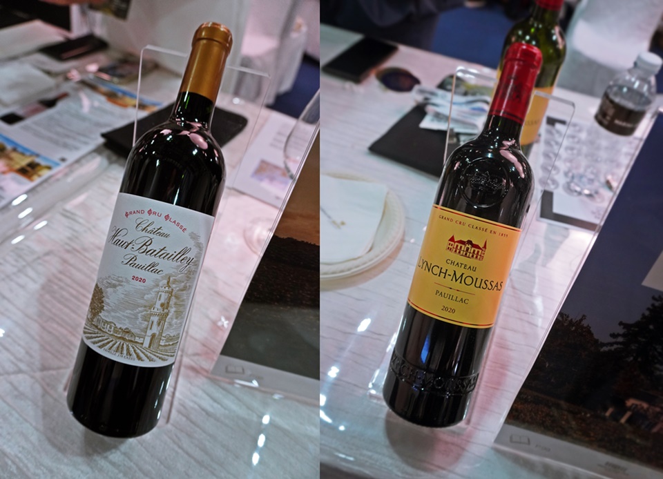 보르도 포이악 (Pauillac) 지역의 그랑그뤼 클라쎄 5등급 샤토 오-바타이 (Château Haut-Batailley), 샤토 린치-무사 (Château Lynch-Moussas)