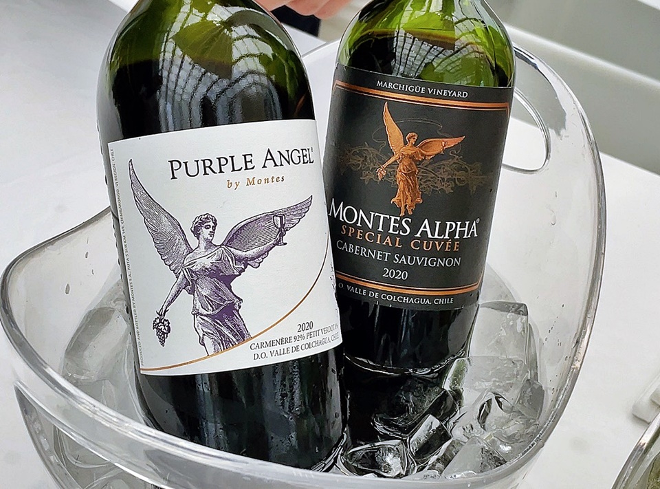 몬테스(Montes)의 퍼플 앤젤(Purple Angel)과 몬테스 알파(Montes Alpha) 와인