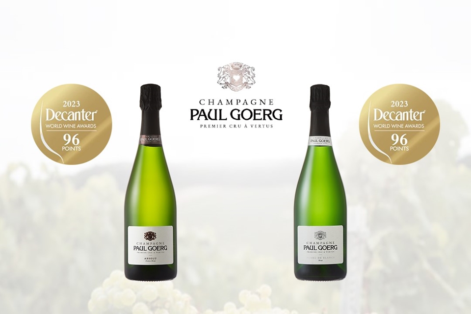 2023 디캔터 월드 와인 어워즈에서 96점을 받은 '샴페인 폴 고그(Champagne Paul Goerg)' (사진=보틀샤크)