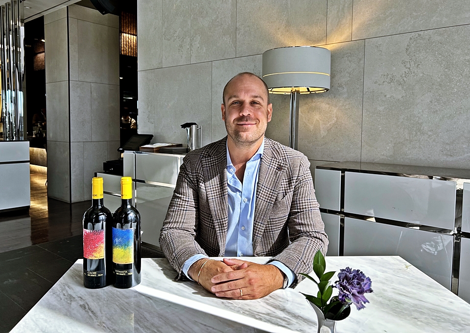  이탈리아 수퍼 투스칸 와인 '비비 그라츠(Bibi Graetz)'의 세일즈 마케팅 디렉터 빈센조 단드레아(Vincenzo d'Andrea)