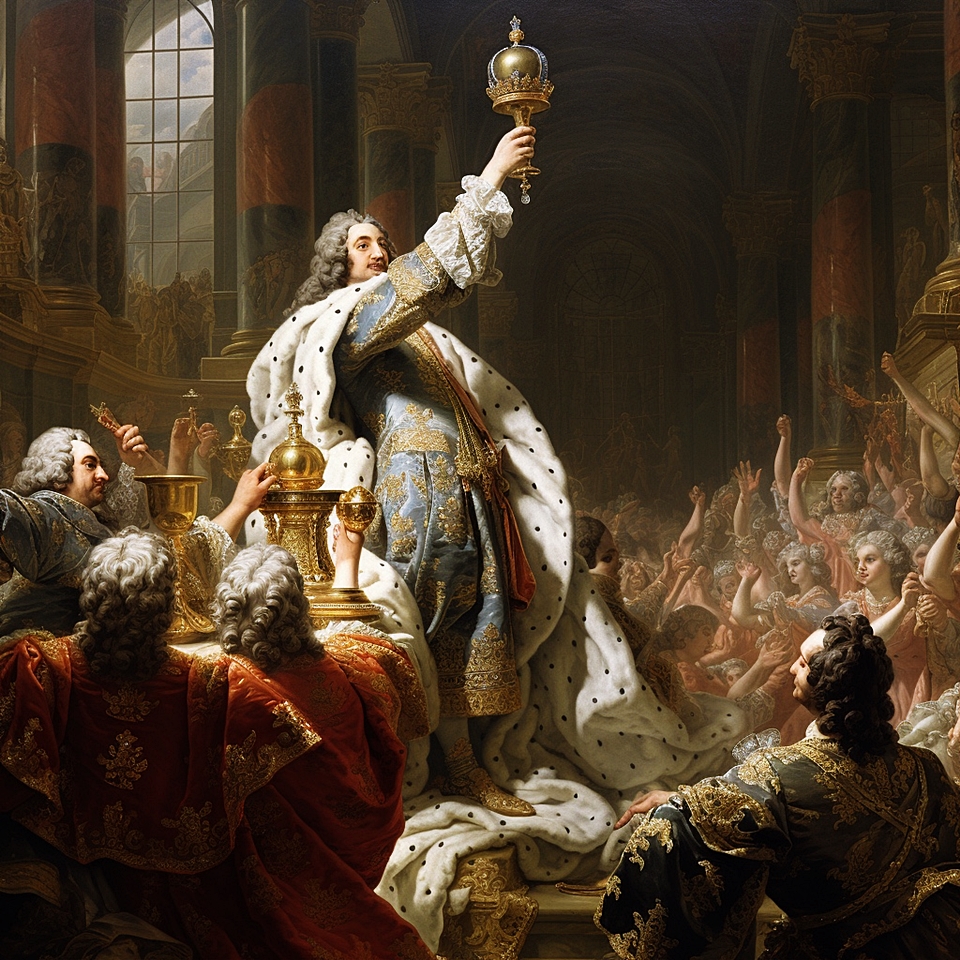 루이 15세 즉위식, 루이 15세는 1728년 샴페인 보틀 칙령을 내리면서 샴페인의 기포를 보존하며 퀄리티까지 올린 샴페인 역사상 매우 중요한 인물이다