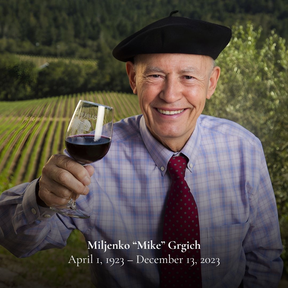 Miljenko “Mike” Grgich (April 1, 1923 – December 13, 2023) (사진=Grgich Hills Estate)