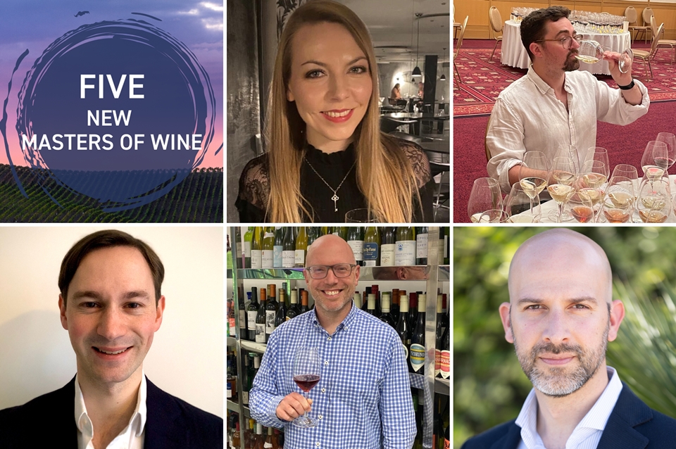 사진 시계방향으로 에밀리 브라이튼(Emily Brighton) MW / 영국,  크리스토퍼 마틴(Christopher Martin) MW / 영국, 로버트 마티아스(Robert Mathias) MW / 영국,  드로르 나티브(Dror Nativ) MW / 영국,  피에트로 루소(Pietro Russo) MW / 이탈리아 