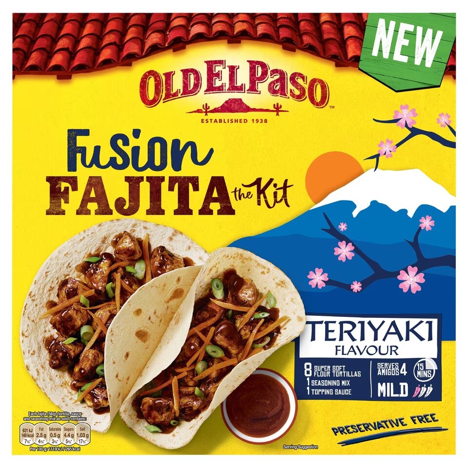 Teriyaki Flavour Fajita Kit (멕시코-일본 퓨전) (사진=Tesco)