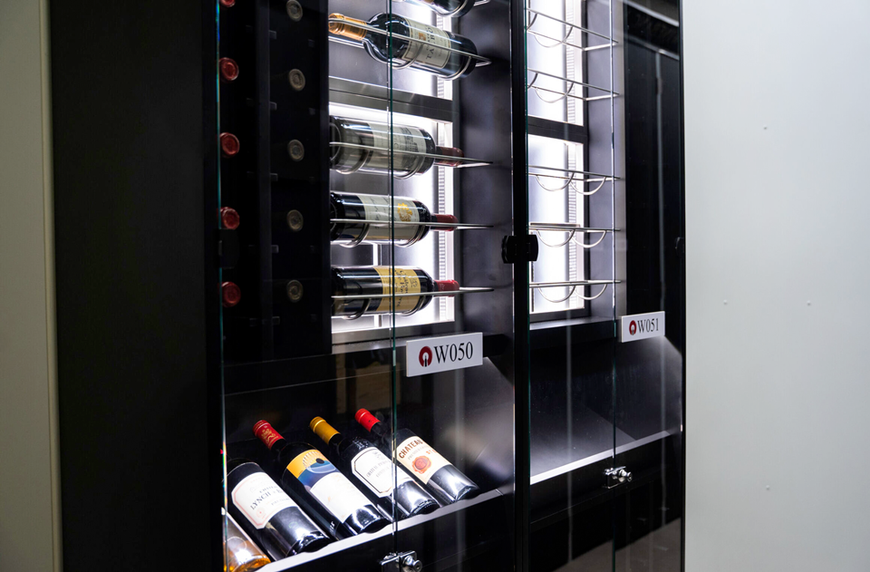 와인뱅크에서 보관되고 있는 고급 와인들