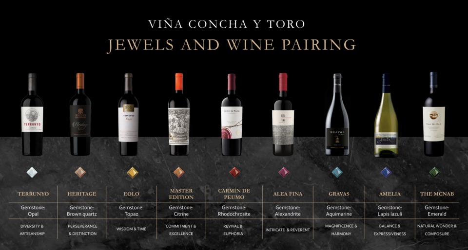 비냐 콘차이 토로의 '주얼 오브 더 뉴월드' 와인 컬렉션