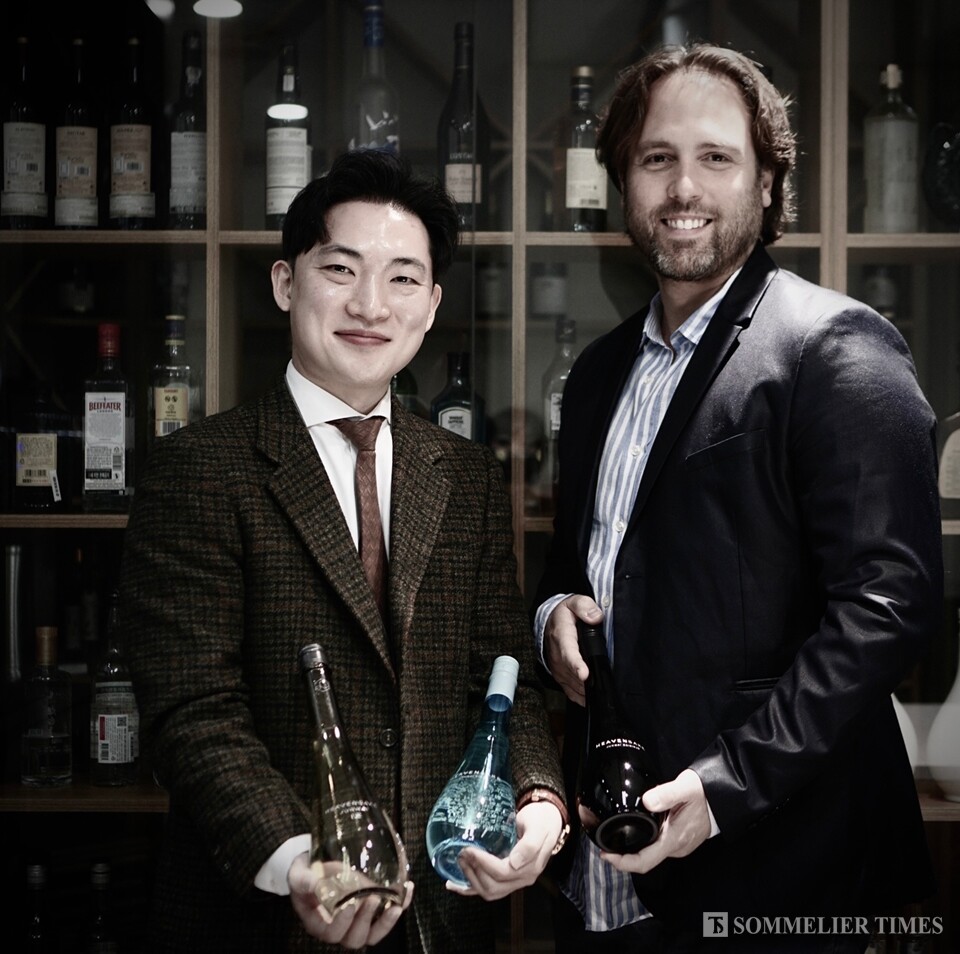 타이거인터내셔날 이공화 소믈리에와 헤븐 사케(Heave Sake) 제네럴 매니저(General Manager) 작 그로스 (Zak Gross)