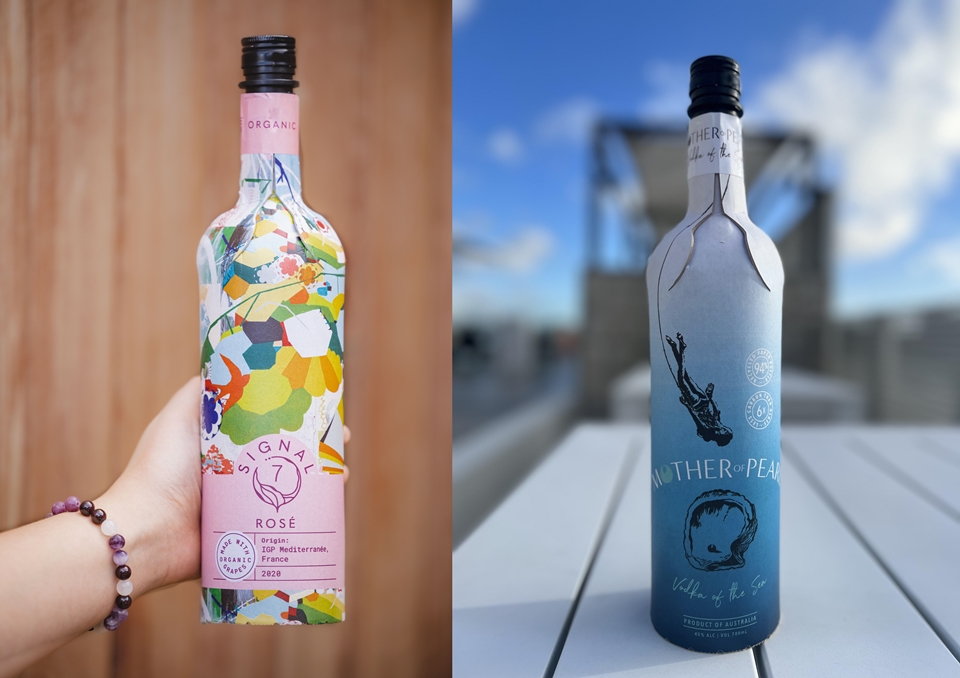 다양한 국가에 유통되고 있는 프루갈 보틀 제품들 중 일부 (사진=Frugalpac)