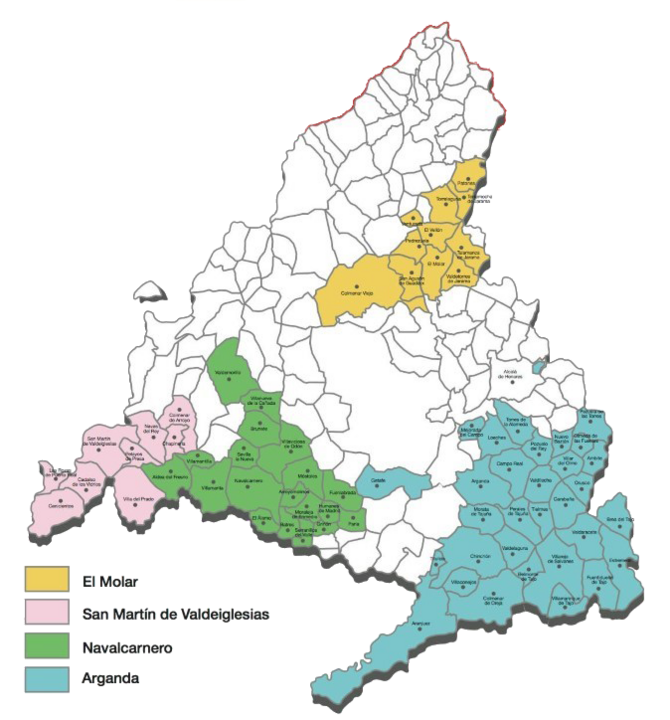 마드리드와인 산지구분 ©Raimundo Pastor, Comunidad de Madrid