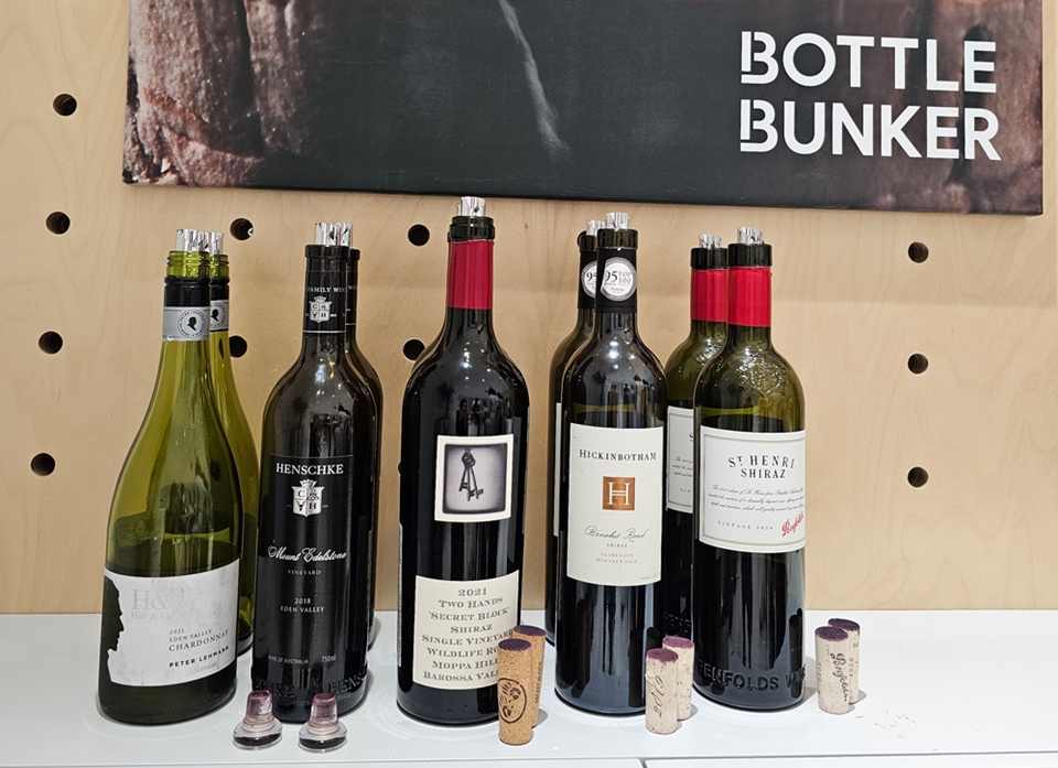 ‘남호주의 아이콘 와인’ 마스터 클래스에서 선보인 와인들