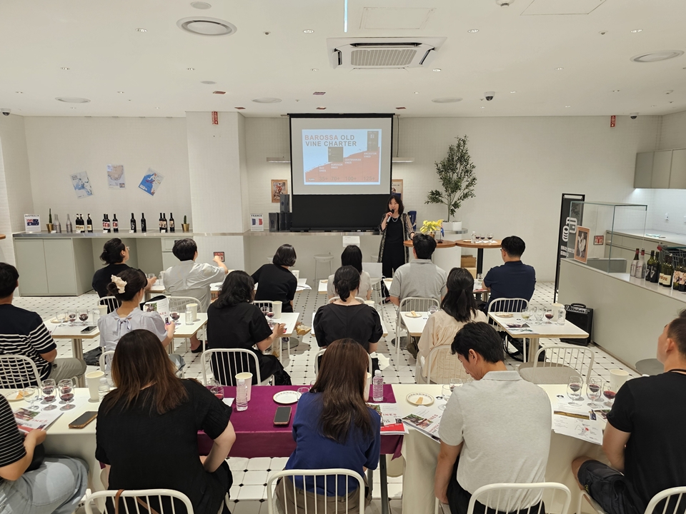 보틀벙커 광주상무점에서 열린 ‘남호주의 데일리 와인’ 마스터 클래스 현장