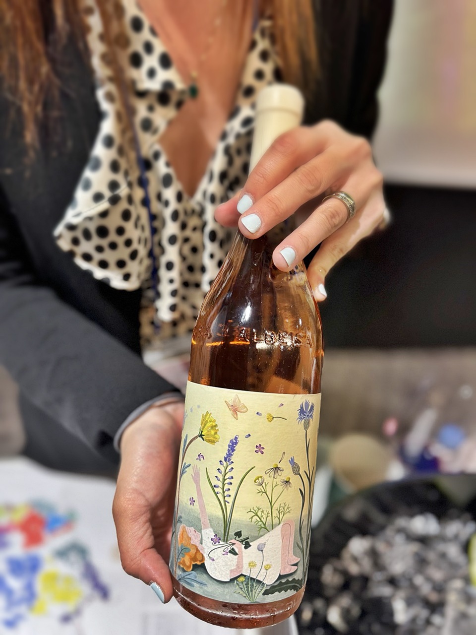 프라텔리 세리오 & 바티스타 보르고뇨(Fratelli Serio&Battista Borgogno)의 로제 와인 (사진 = 도윤 기자)