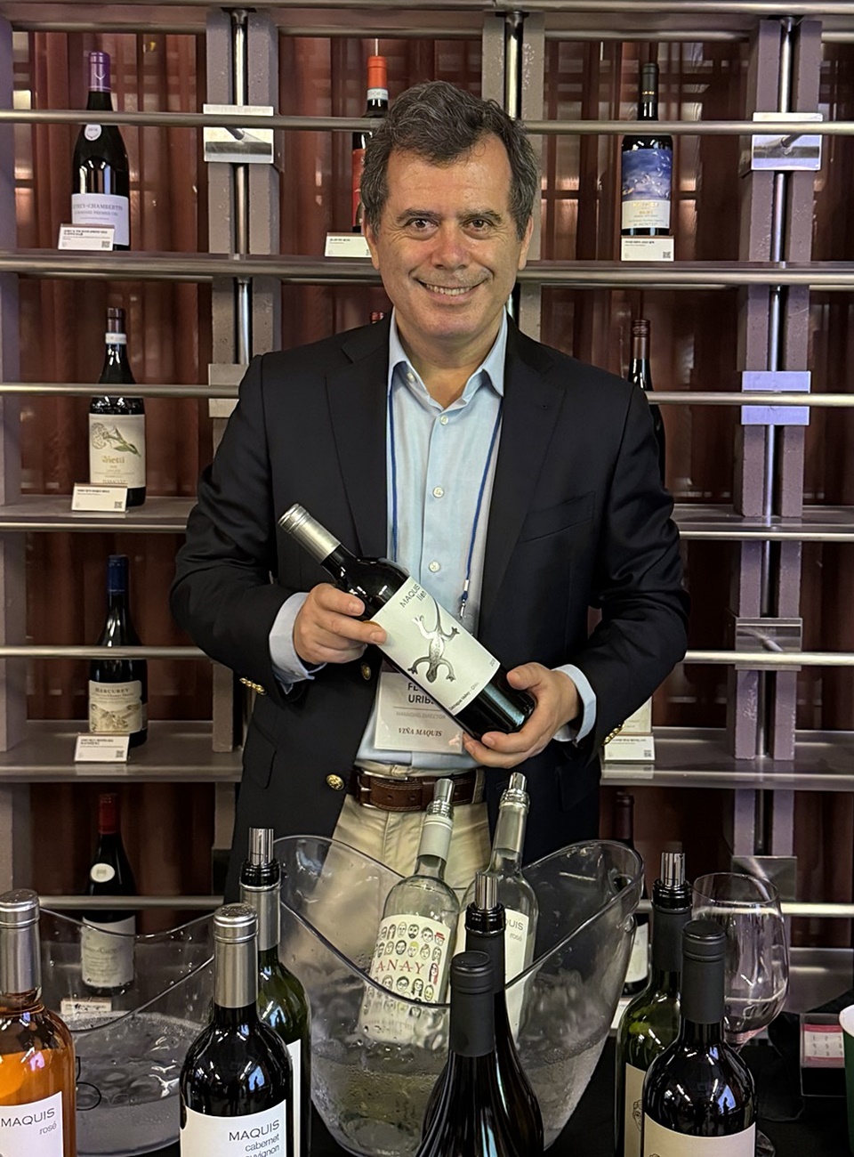 비냐 마퀴스(Vina Maquis)의 영업 이사 펠리프 우리베(Felipe Uribe) (사진 = 도윤 기자)