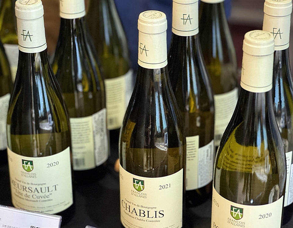 도멘 프랑소와 달렌느(Domaine Francois D'allaines)의 샤블리(Chablis) 2021 (사진 = 도윤 기자)