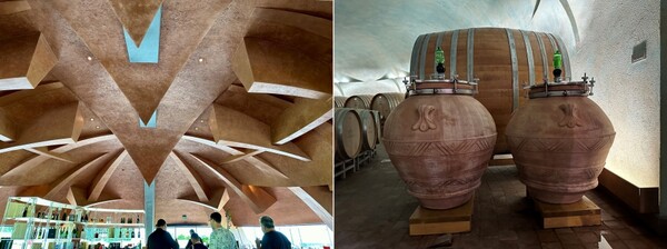 왼쪽-카라파체 내부. 오른쪽-꼬초페스토 탱크