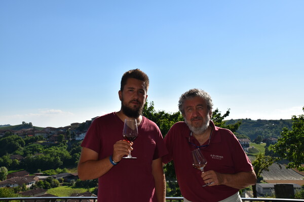 코르데로 부자. 왼쪽이 가브리엘레 오른쪽이 잔프랑코