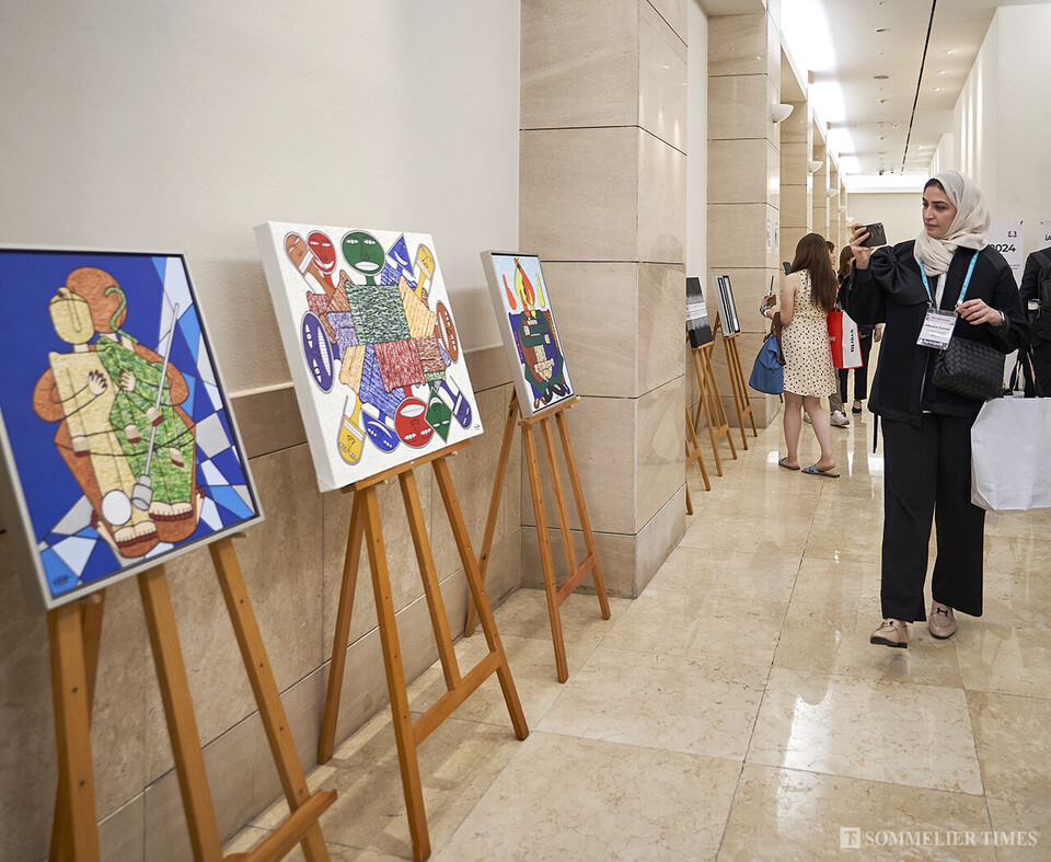 세계장애인치과학회 (iADH 2024 Seoul) 한부열 작가 Art Exhibition (사진=김병수)