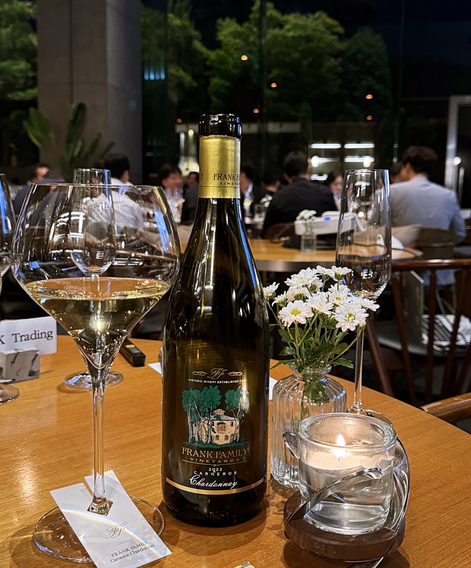 카네로스 샤도네이(Frank Family Carneros Chardonnay) 2022 (사진 = 도윤 기자)