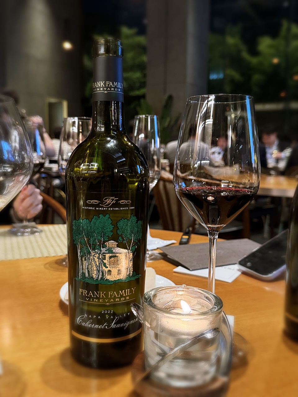 나파밸리 까베르네 소비뇽(Frank Family Napa Valley Cabermet Sauvognon) 2022 (사진 = 도윤 기자)
