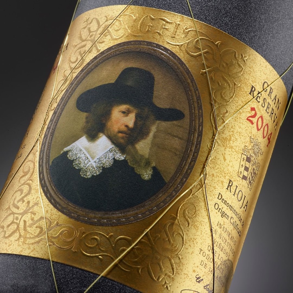 파우스티노 와인 라벨의 특징인 ‘니콜라스 반 밤빅(Nicolaes Van Bambeeck)’의 초상화 (사진=Bodegas Faustino)