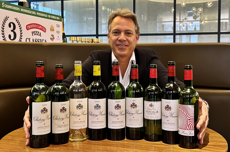 샤또 무사르(Château Musar)의 오너 마크 오샤르(Marc Hochar) (사진 = 도윤 기자) 