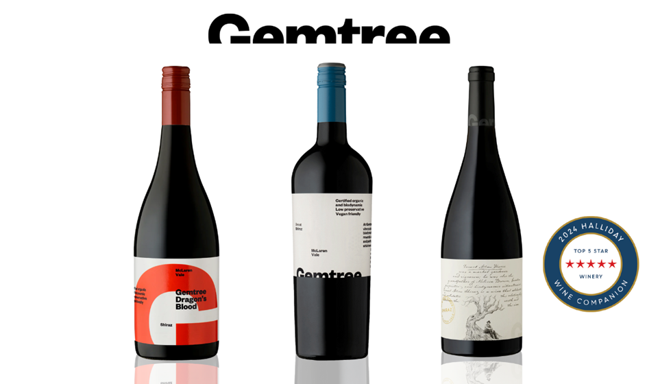 (왼쪽부터) 드래곤스 블러드 쉬라즈(Dragon's blood Shiraz), 언컷 쉬라즈(Uncut Shiraz), 어니스트 앨런 쉬라즈(Ernest Allan Shiraz)]