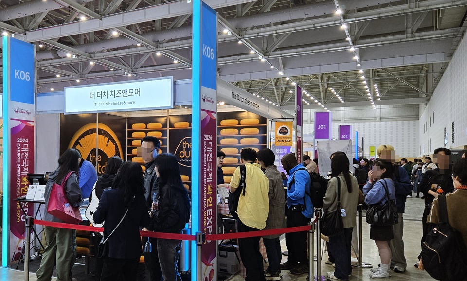 네덜란드 고다 치즈 브랜드, 더 더치 치즈앤모어 부스 (사진 = 도윤 기자)