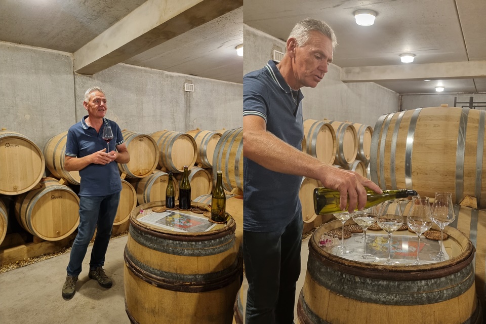 와인 메이커 Rémi Jeanniard 모습 (사진=마현수)