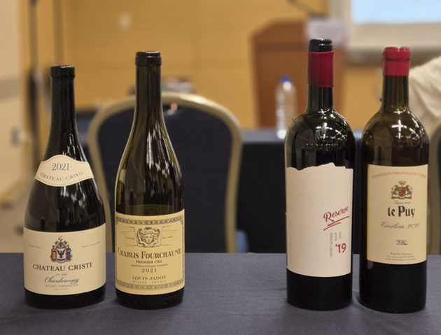 1라운드와 2라운드에 사용된 와인들