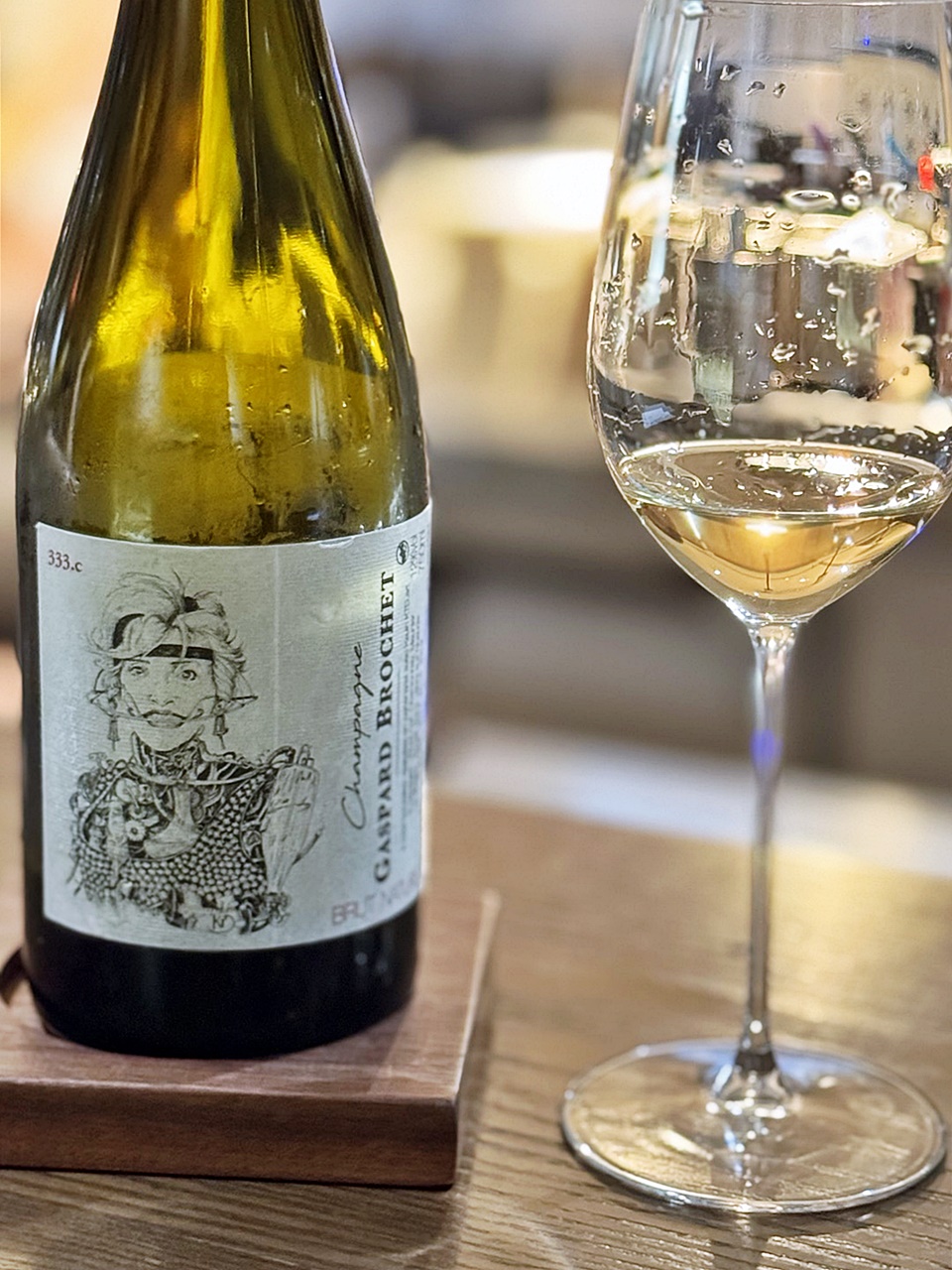 샴페인 가스파르 부로쉐 브뤼 나뛰르 333.C(Champagne Gaspard Brochet Brut Nature 333.C) (사진=도윤 기자)