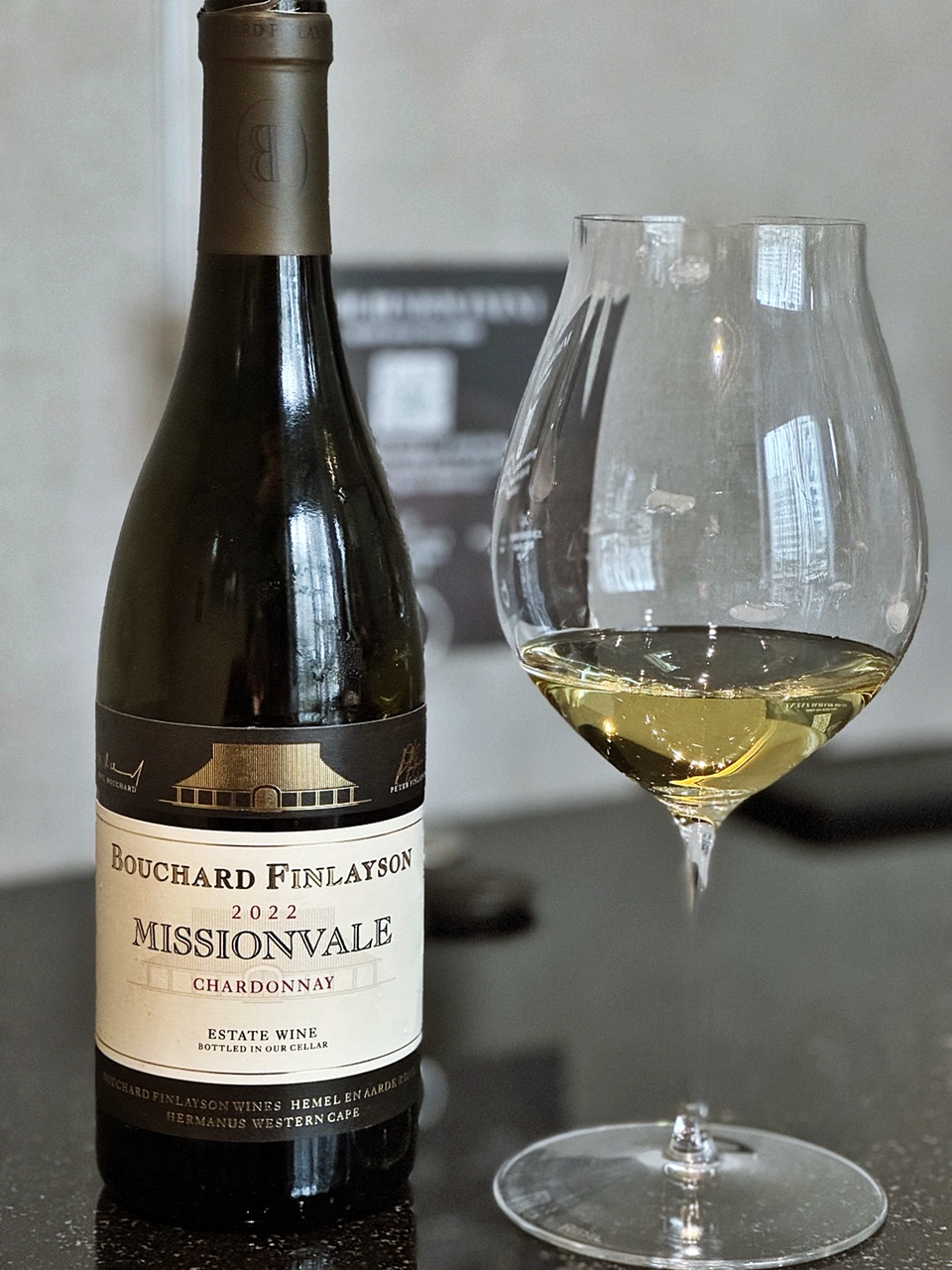 남아공와인, 부샤르 핀레이슨 미션베일 샤도네이(Bouchard Finlayson Missionvale Chardonnay) 2022 (사진=도윤 기자)