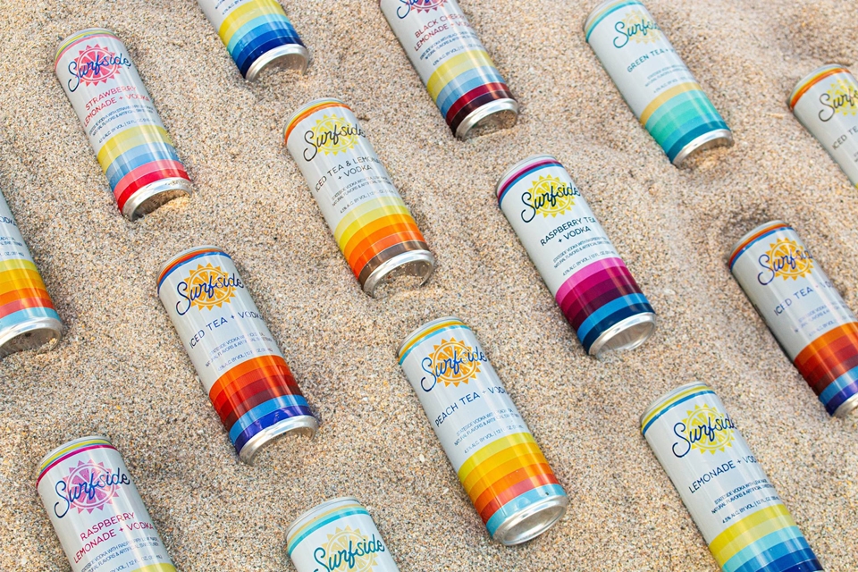 높은 성장을 보이고 있는 하드티(Hard Tea) 브랜드 '서프사이드' (사진=Surfside)
