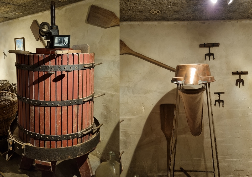 전시중인 전통 양조 기계들 @마현수