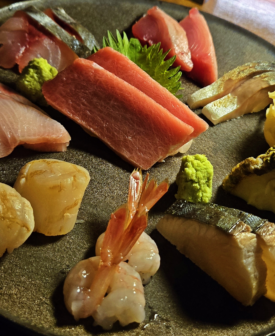 숙성 사시미 플레이트 (사진 = 도윤 기자)