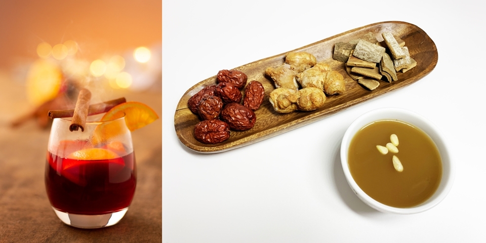 뱅쇼(좌)와 모주(우) @픽사베이, 전주주조 홈페이지